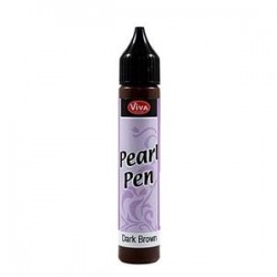 Viva Decor Pearl Pen Dark Brown 25ml